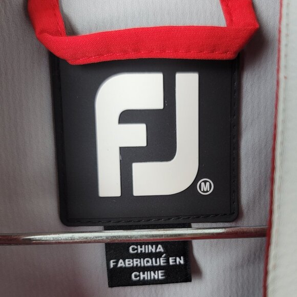 FootJoy Golf Quarter-Zip Pullover Jacket Windbreaker Men's XL - Picture 8 of 12